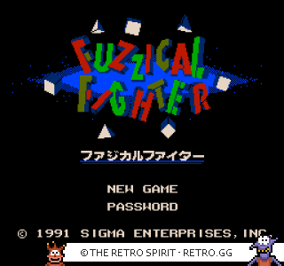 Game screenshot of Fuzzical Fighter