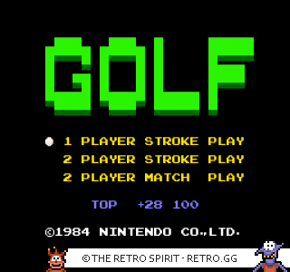 Game screenshot of Golf