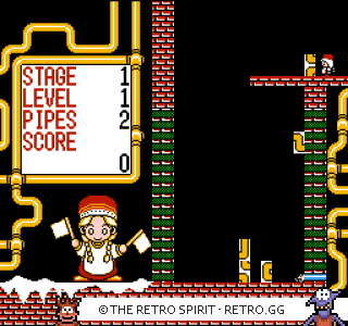Game screenshot of Gorby no Pipeline Daisakusen