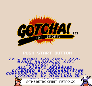 Game screenshot of Gotcha! The Sport!