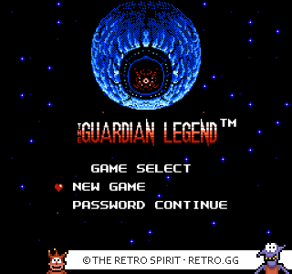 Game screenshot of The Guardian Legend
