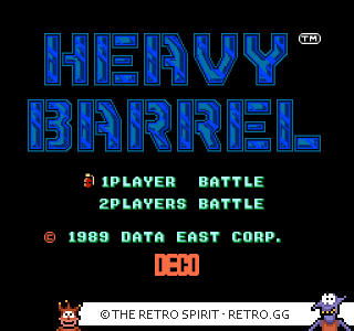 Game screenshot of Heavy Barrel