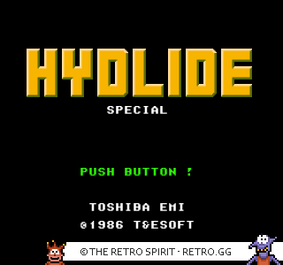 Game screenshot of Hydlide Special