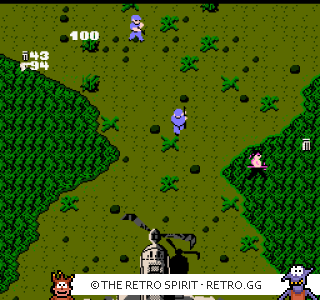 Game screenshot of Ikari Warriors