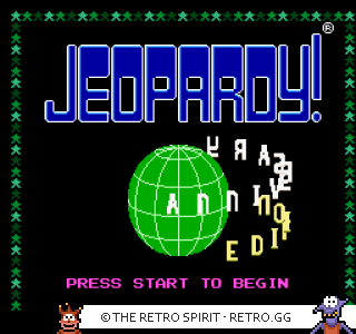 Game screenshot of Jeopardy!: 25th Anniversary Edition