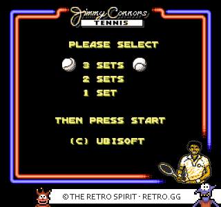 Game screenshot of Jimmy Connors Tennis