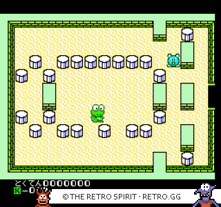 Game screenshot of Keroppi to Keroriinu no Splash Bomb!