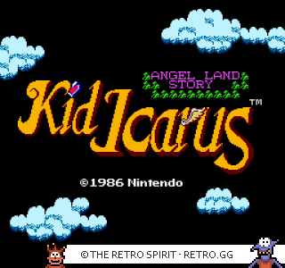 Game screenshot of Kid Icarus