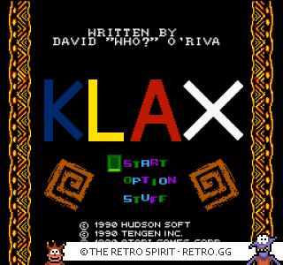 Game screenshot of Klax