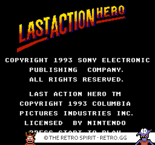 Game screenshot of Last Action Hero