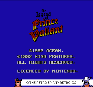 Game screenshot of The Legend of Prince Valiant
