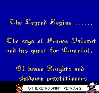 Game screenshot of The Legend of Prince Valiant