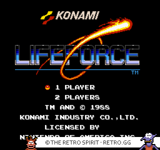 Game screenshot of Life Force