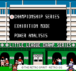 Game screenshot of Little League Baseball Championship Series