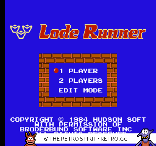 Game screenshot of Lode Runner