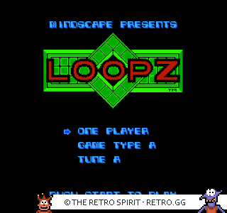 Game screenshot of Loopz