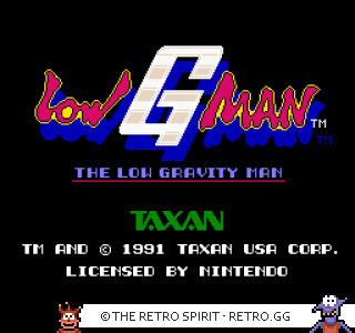 Game screenshot of Low G Man: The Low Gravity Man