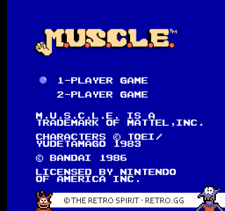 Game screenshot of M.U.S.C.L.E.: Tag Team Match