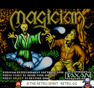 Game screenshot of Magician