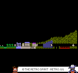 Game screenshot of Makaimura