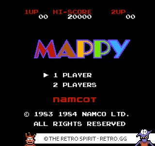Game screenshot of Mappy