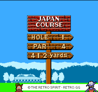 Game screenshot of Mario Open Golf