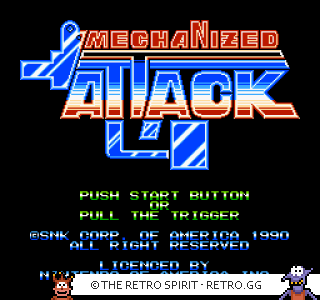 Game screenshot of Mechanized Attack