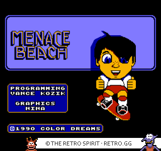 Game screenshot of Menace Beach
