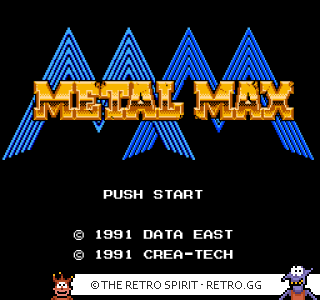Game screenshot of Metal Max