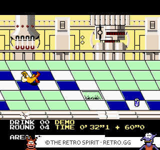 Game screenshot of Metro-Cross