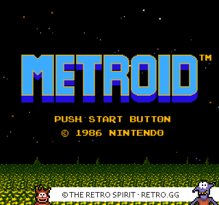 Game screenshot of Metroid