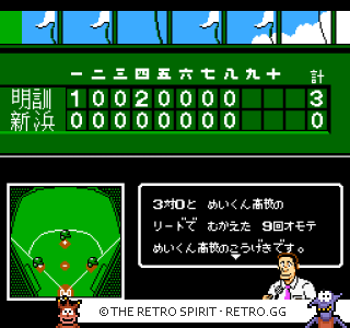 Game screenshot of Mizushima Shinji no Dai Koushien
