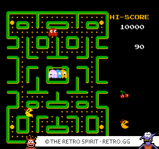 Game screenshot of Ms. Pac-Man