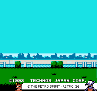 Game screenshot of Nekketsu Kakutou Densetsu