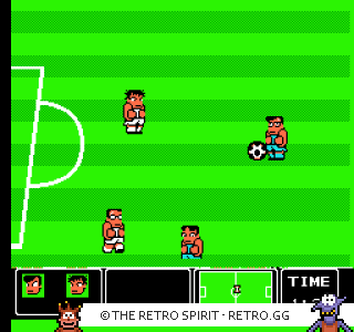 Game screenshot of Nekketsu Koukou Dodgeball-bu: Soccer-hen