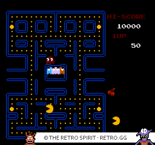Game screenshot of Pac-Man