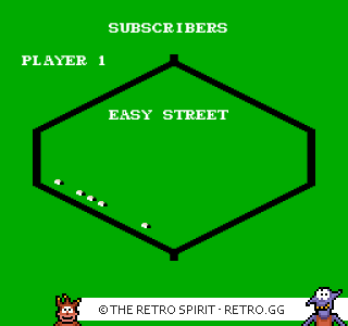 Game screenshot of Paperboy 2