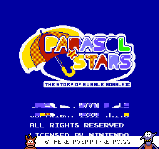 Game screenshot of Parasol Stars: Rainbow Islands II