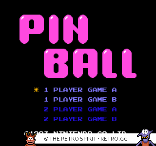 Game screenshot of Pinball