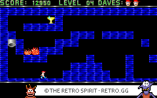 Game screenshot of Dangerous Dave