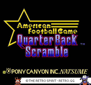 Game screenshot of Quarter Back Scramble