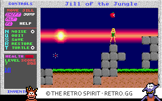 Game screenshot of Jill of the Jungle