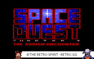 Game screenshot of Space Quest: The Sarien Encounter