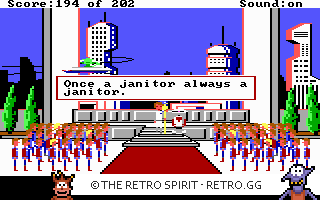 Game screenshot of Space Quest: The Sarien Encounter