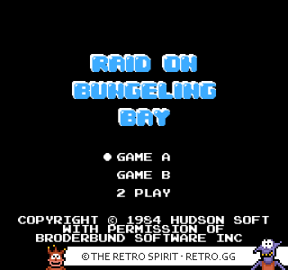 Game screenshot of Raid on Bungeling Bay