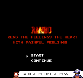 Game screenshot of Rambo