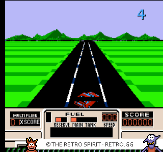 Game screenshot of RoadBlasters