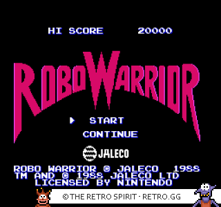 Game screenshot of Robo Warrior
