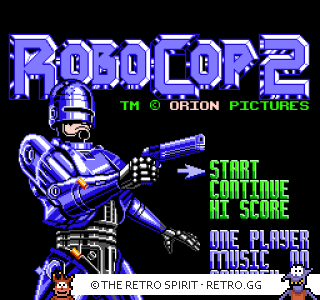 Game screenshot of RoboCop 2