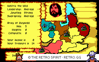 Game screenshot of Defender Of The Crown